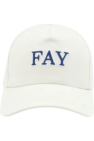 FAY Tilbehør, Herre, Hvid, L, Bomuld, Bomuldsbaseballkasket