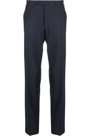 CANALI Bukser, Herre, Blå, 2XL, Uld, Stretch Uldbukser med Lommer