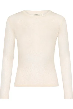 INWEAR Top, Dame, , XL, Bomuld, Blondebluse Top Vanilje
