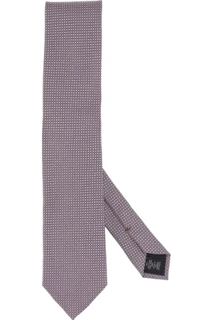 Ermenegildo Zegna Tilbehør, Herre, Lyserød, ONE SIZE, Luksuriøst Silke Slips
