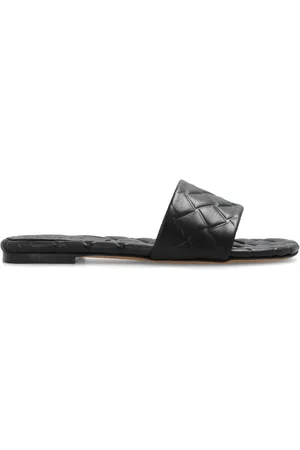Bottega Veneta Sko, Dame, Sort, 39 EU, Læder, Amy Læder Slides