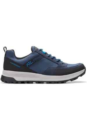 Clarks Sko, Herre, Blå, 40 EU, Uld, Vandtæt Walking Sneaker