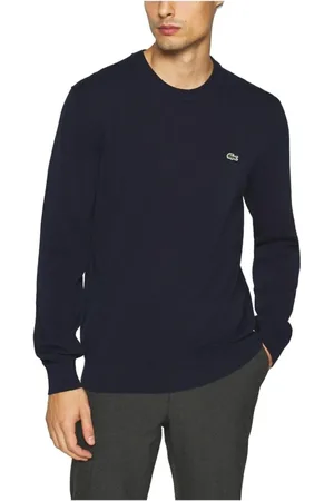 Lacoste Sweathshirts & Hoodies, Herre, Blå, M, Bomuld, Tidløs Sweater