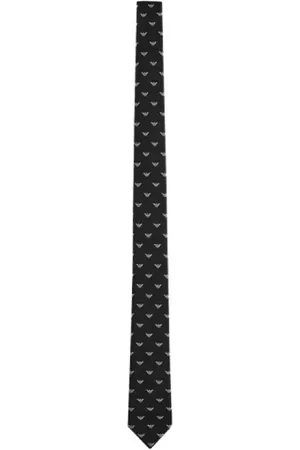 Emporio Armani Tilbehør, Herre, Sort, ONE SIZE, Silkebånd Nero