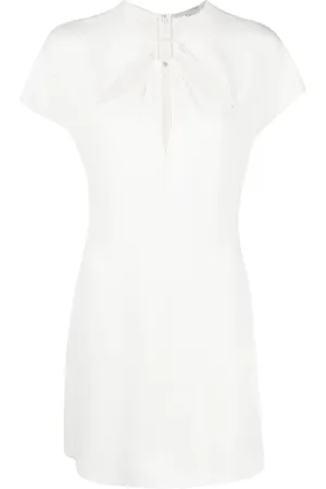 Stella McCartney Kjole, Dame, Hvid, XS, Elegant Kjole
