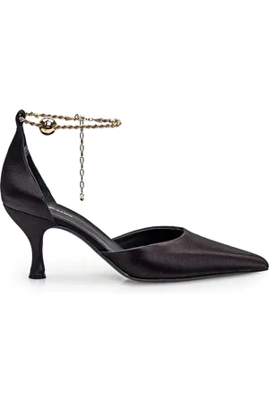 Salvatore Ferragamo Sko, Dame, Sort, 35 1/2 EU, Uld, Dana Slingback Pumps