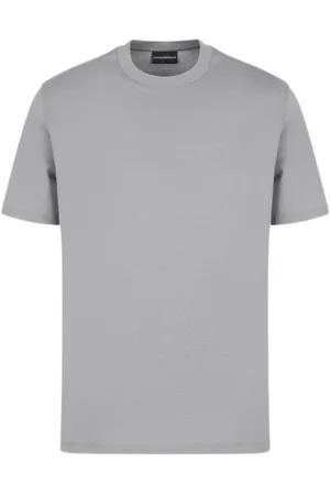 Emporio Armani Top, Herre, Grå, 2XL, Bomuld, Travel Essential T-Shirt
