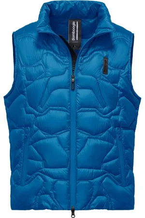 Bomboogie Jakke, Herre, Blå, L, Nylon, Micro-Ripstop Nylon Vest