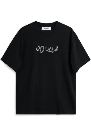 Soulland Top, unisex, Sort, XL/2XL, Bomuld, Balder strass T-shirt