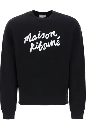 Maison Kitsuné Sweathshirts & Hoodies, Herre, Sort, M, Bomuld, Sweatshirts