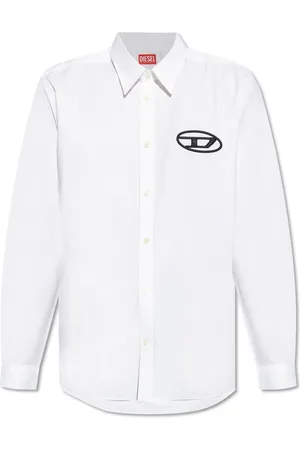 Diesel Skjorte, Herre, Hvid, S, Bomuld, Shirt S-Simply-D