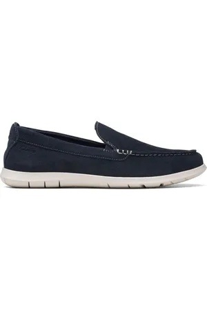 Clarks Sko, Herre, Blå, 44 EU, Blå Step Loafers