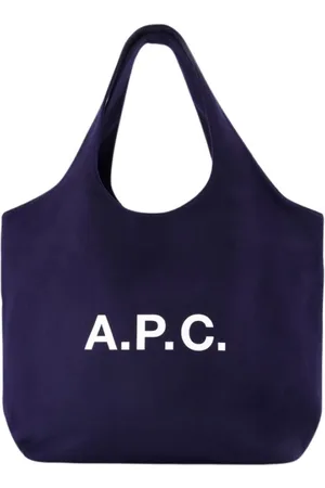 A.P.C. Taske, Dame, Blå, ONE SIZE, Uld, Uld Tote Bag Ninon