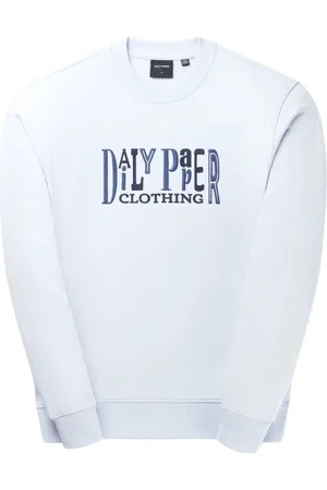 Daily paper Sweathshirts & Hoodies, Herre, Blå, L, Uld, United Type Sweater