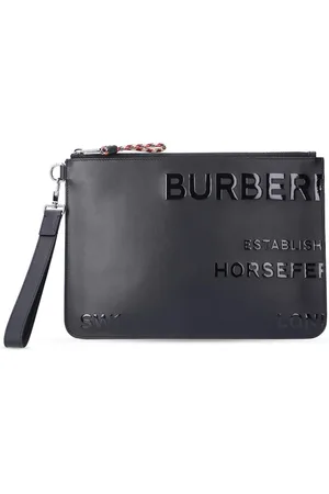 Burberry Tilbehør, unisex, Sort, ONE SIZE, Uld, MS Rund Pung