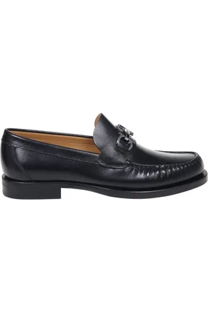 Salvatore Ferragamo Sko, Herre, Sort, 39 1/2 EU, Læder, Klassiske sorte loafers