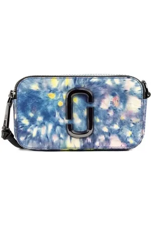 Marc Jacobs Taske, Dame, Blå, ONE SIZE, Uld, Watercolor Snapshot Læder Skuldertaske