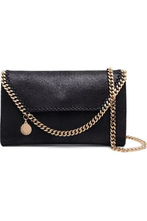 Stella McCartney Taske, Dame, Sort, ONE SIZE, Uld, Mini Falabella Skuldertaske