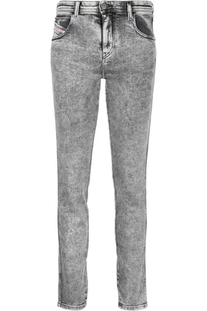 Diesel Jeans, Dame, Sort, W28 L32, Bomuld, Casual Skinny Jeans