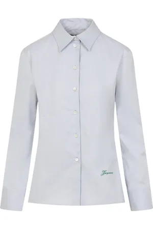 Jacquemus Bluser & Skjorter, Dame, Grå, XS, Bomuld, Elegant Grå Skjorte til Kvinder
