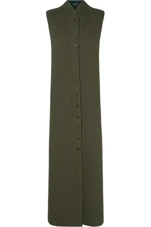 Cortana Jakke, Dame, Grøn, L, Bomuld, Jo Reversibel Lang Vest