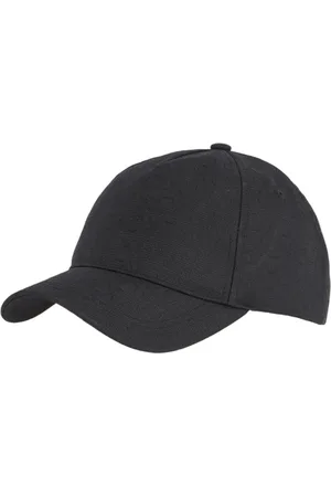 Calvin Klein Tilbehør, Dame, Sort, ONE SIZE, Uld, Stilfuld Sort Polyester Kasket