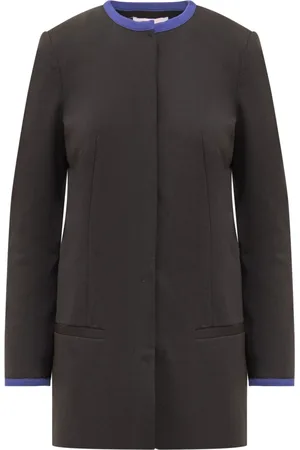 Chiara Ferragni Jakke, Dame, Sort, XS, Uld, Lang Milano Strikjakke