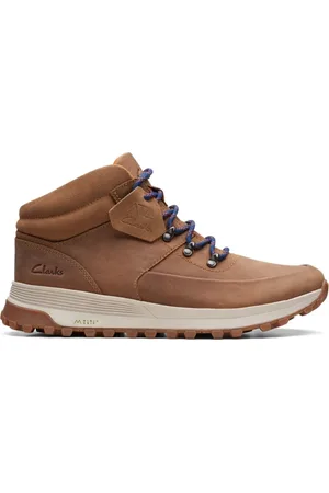 Clarks Sko, Herre, Brun, 41 EU, Læder, Mid Ankel Snørestøvler