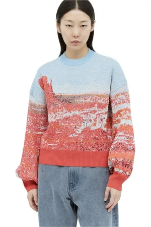 Canada Goose Strik, Dame, Flerfarvet, L, Uld, Grafisk Jacquard Uldblanding Sweater