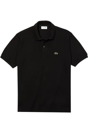 Lacoste Top, Herre, Sort, 2XL, Bomuld, Ribbet Krave Polo Sort
