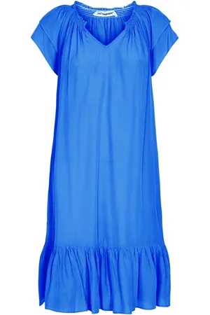 Co`Couture Kjole, Dame, Blå, XL, Polyester, Sunrise Kjole