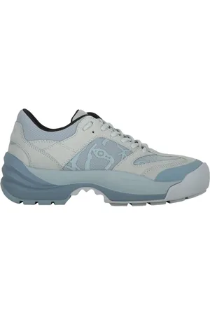 Kenzo Sko, Dame, Blå, 36 EU, Læder, Klassiske Lædersneakers