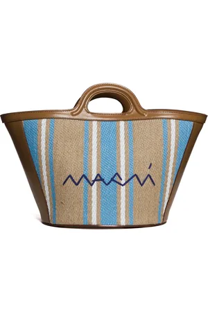 Marni Taske, Dame, Flerfarvet, ONE SIZE, Uld, Tropicalia Small Bag