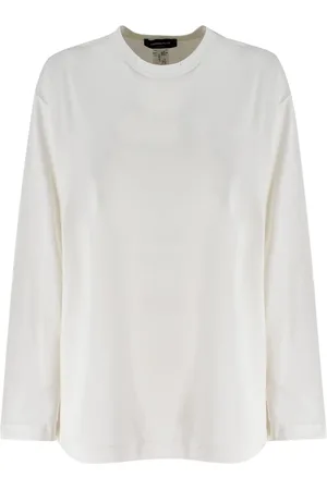 Fabiana Filippi Top, Dame, Hvid, XS, Bomuld, Bomuldsjumper med rund hals