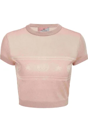Chiara Ferragni Top, Dame, Lyserød, XL, Uld, Top