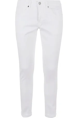 Dondup Jeans, Herre, Hvid, W34, Bomuld, Hvide Skinny Fit Bomuld Bukser