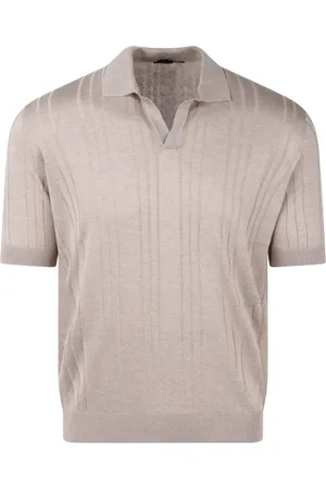 TAGLIATORE Top, Herre, , L, Pavel Silk Knit Polo
