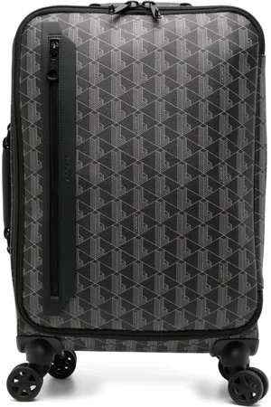 Lacoste Kuffert, Herre, Sort, ONE SIZE, Uld, Stilfulde sorte tasker med monogramtryk