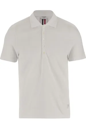 Thom Browne Top, Herre, Hvid, S, Bomuld, Polo Shirt