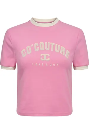 Co`Couture Top, Dame, Lyserød, S, Bomuld, Edge Tee
