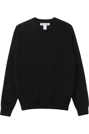 Comme des Garçons Strik, Herre, Sort, S, Uld, Luksus Uldstrik Trøje