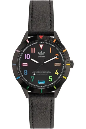 adidas Tilbehør, Dame, Sort, ONE SIZE, Læder, Watch Edition Three Icon Small