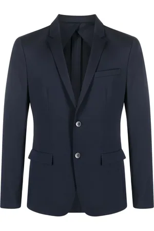 Calvin Klein Jakke, Herre, Blå, S, Single-Breasted Blazer