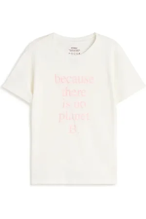 ECOALF Top, Dame, Hvid, S, Bomuld, Minimalistisk T-shirt