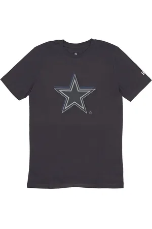 New Era Top, Herre, Grå, S, Bomuld, Dallas Cowboys Fodbold T-shirt