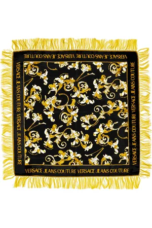 VERSACE Tilbehør, Dame, Flerfarvet, ONE SIZE, Læder, Tørklæder Sort