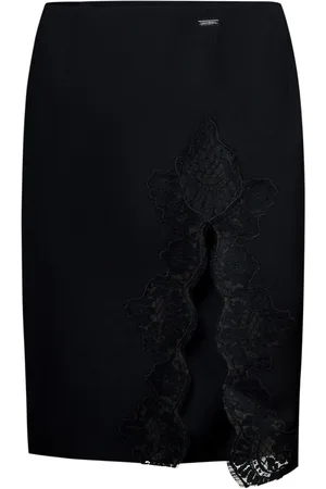 Dsquared2 Nederdel, Dame, Sort, S, Uld, Dana Pencil Skirt