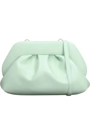 THEMOIRÈ Taske, Dame, Grøn, ONE SIZE, Uld, Elegant Tia Clutch Taske med Justerbar Strop