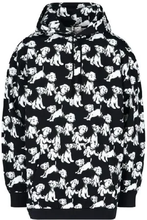 Céline Sweathshirts & Hoodies, Herre, Flerfarvet, S, Bomuld, Hættetrøje med print af hunde