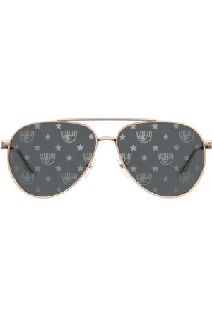 Chiara Ferragni Tilbehør, Dame, Gul, 59 MM, Uld, Solbriller CF 1001/S Loj-Md 59